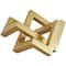 13.5" Iron Geometric Abstract Shaped Sculpture Décor